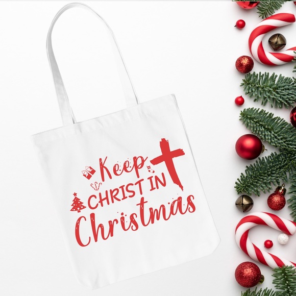 Christmas Tote Bags - Picture 5 of 12